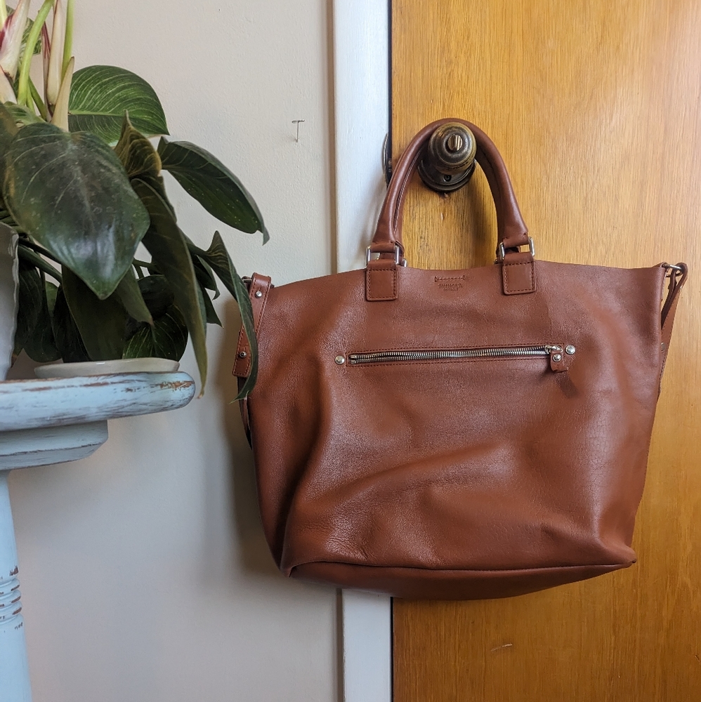 Shinola Signature Tote (Med) in Bourbon